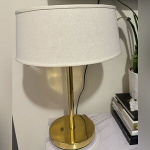 Vintage Hansen New York brass desktable lamp